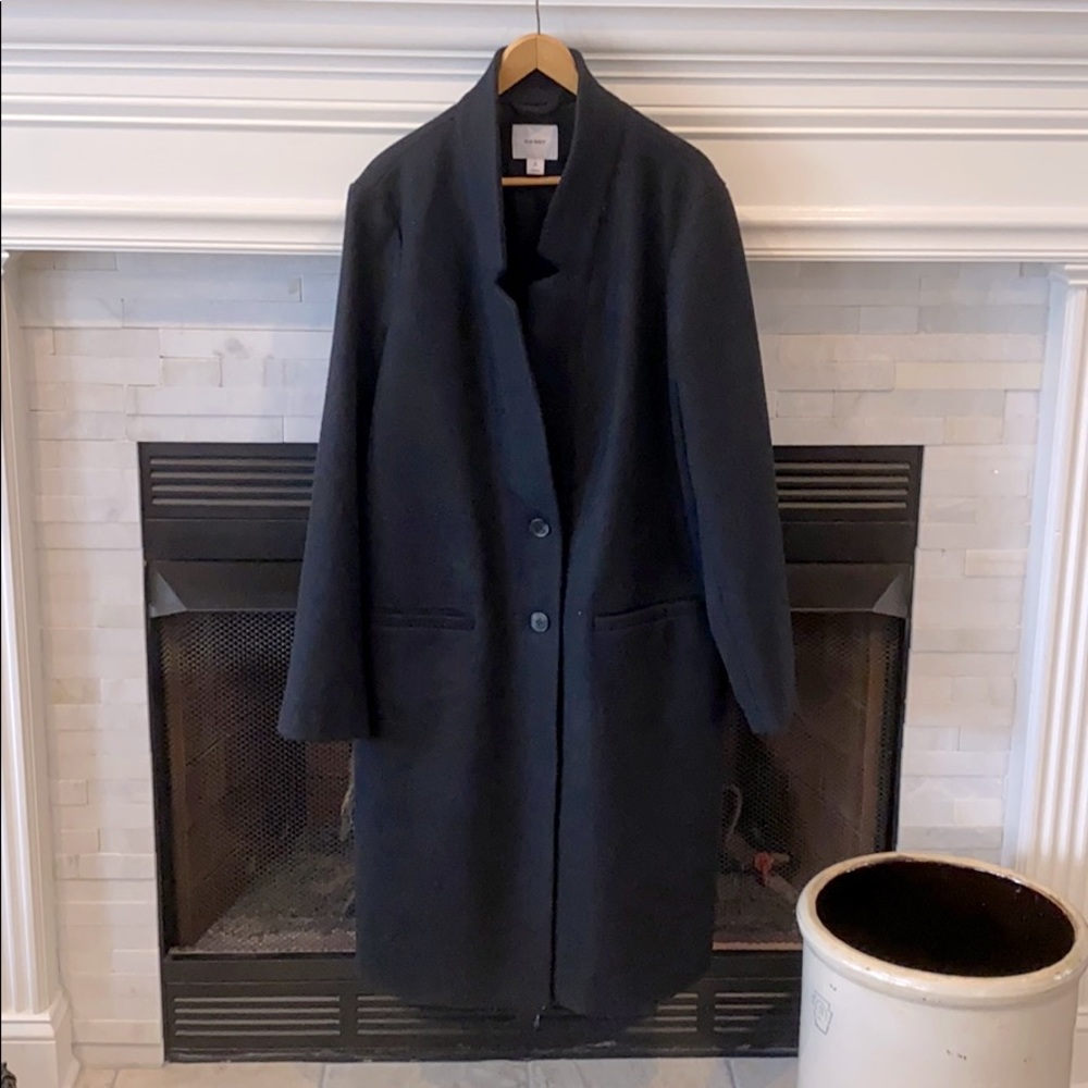 Old Navy New With Tags Black Coat, Size XL Tall